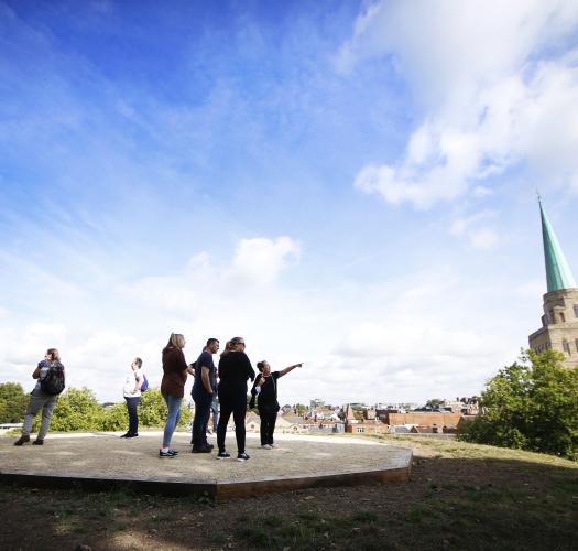 Oxford Castle mound