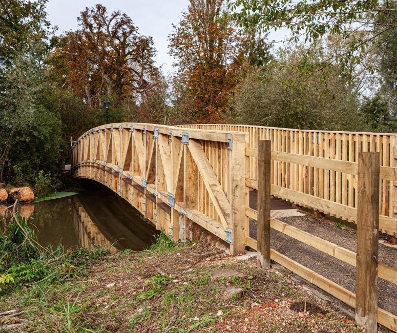 Wooden bridge 