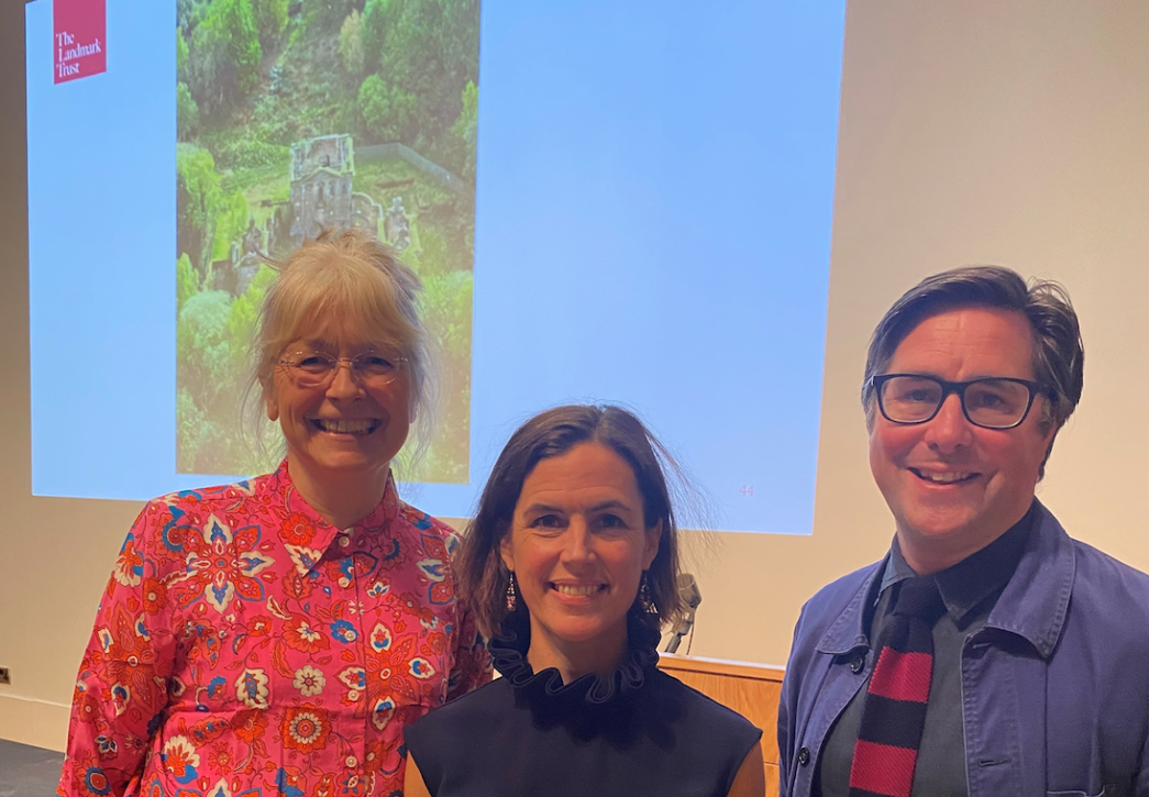 Dr Anna Keay with OPT CEO Anna Eavis and OPT Chairman Professor William Whyte 