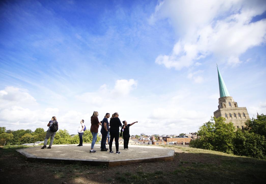 Oxford Castle mound